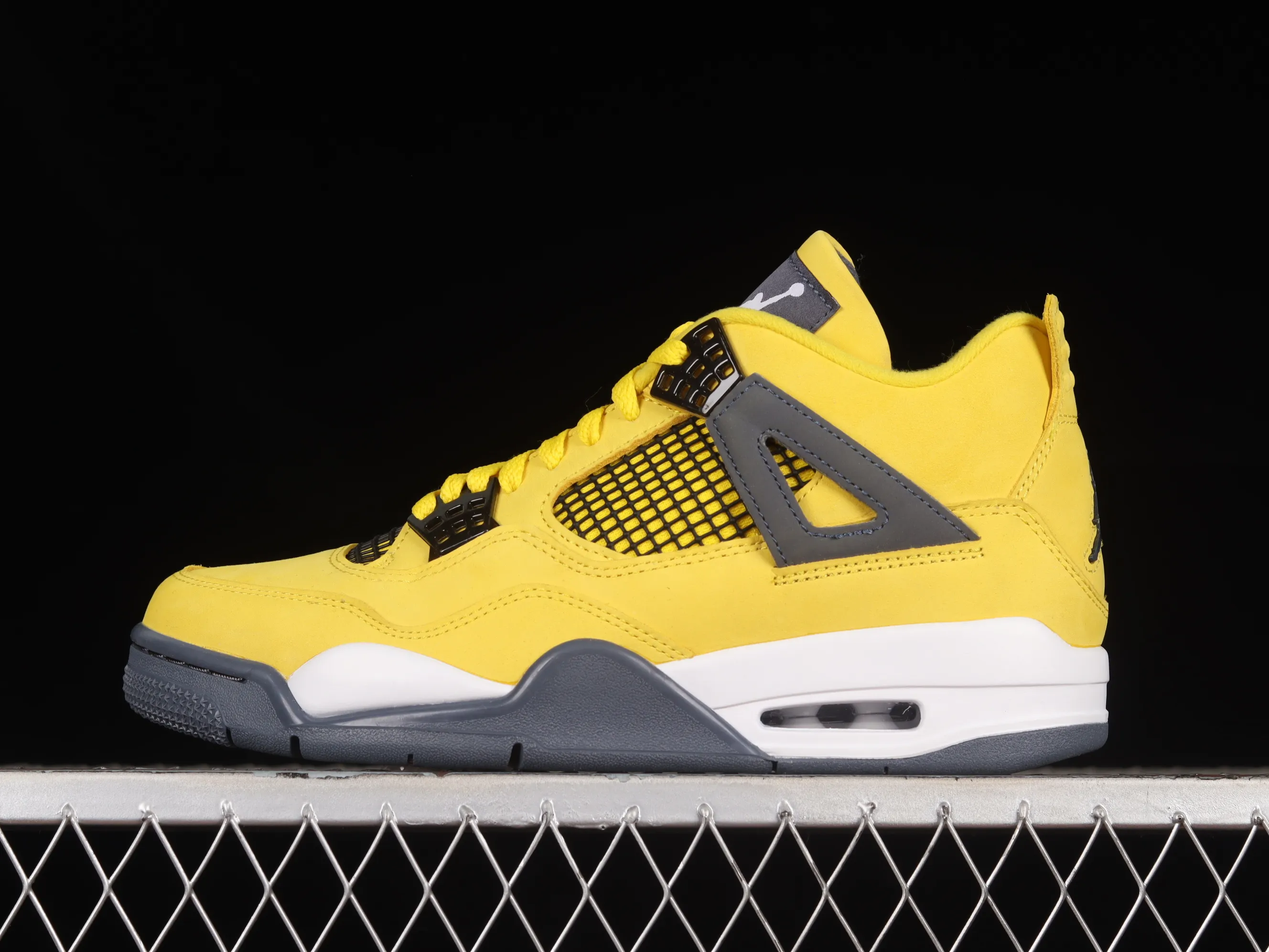 All categories Air Jordan Jordan series basketball shoes Air Jordan 4 LJR version Air Jordan 4 Retro "Lightning" AJ4 Joe 4 replica white and yellow electric mother CT8527-700